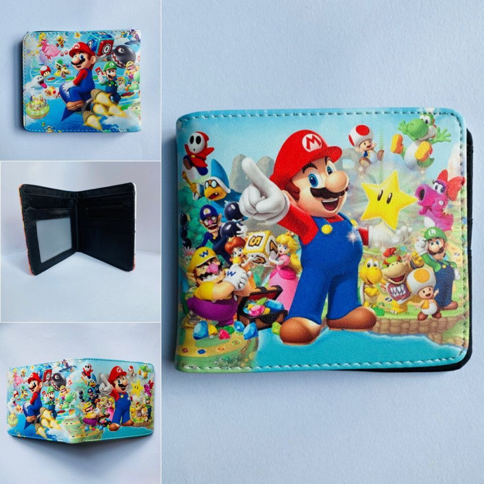 Women's & Men's & Mary Short Fashion Trend Mario Ladies Wallets