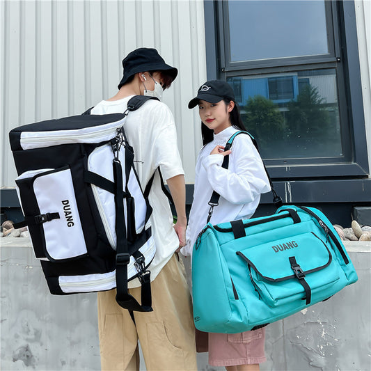 Trendy Large Capacity Basketball Short Business Trip Dry Wet Travel Bags