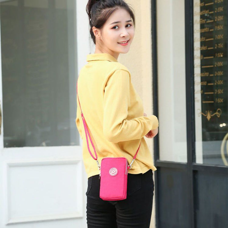 Women's Summer Wrist Single Vertical Mini Mobile Bags