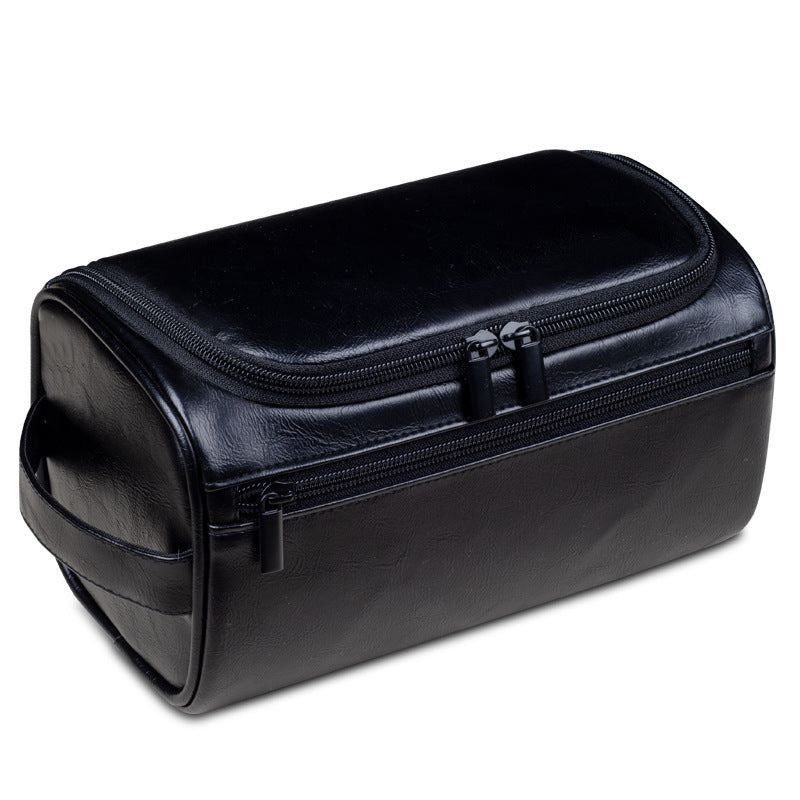 Large Capacity Waterproof Storage Leather Wash Cosmetic Bags