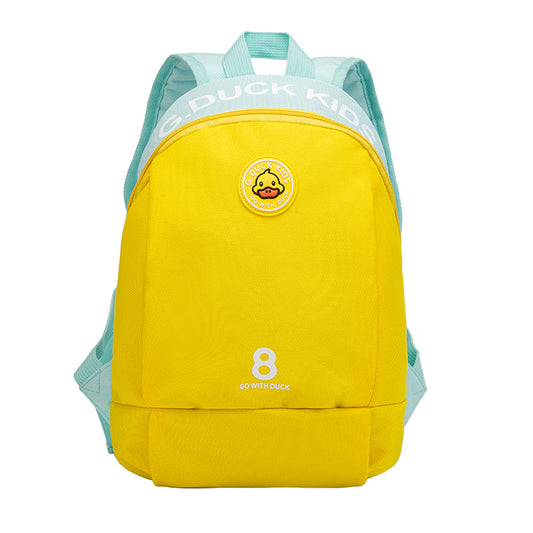 Children's Slouchy Fashion Duck Primary Printing Elementary School Students' Schoolbags