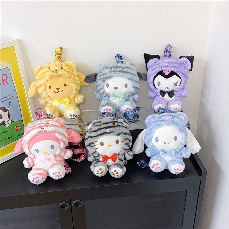 Children's Cute Mini Cartoon Plush Doll Children's Backpacks