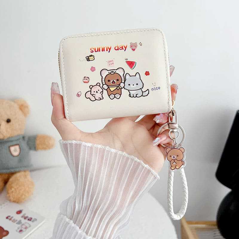 Women's Cute Advanced Compact Large Capacity Korean Coin Purses