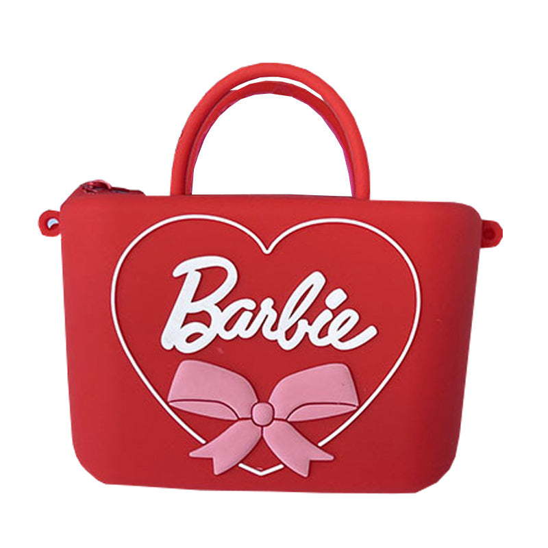 Porte-monnaie pour enfants, une pièce, Barbie Love, petit dessin animé mignon