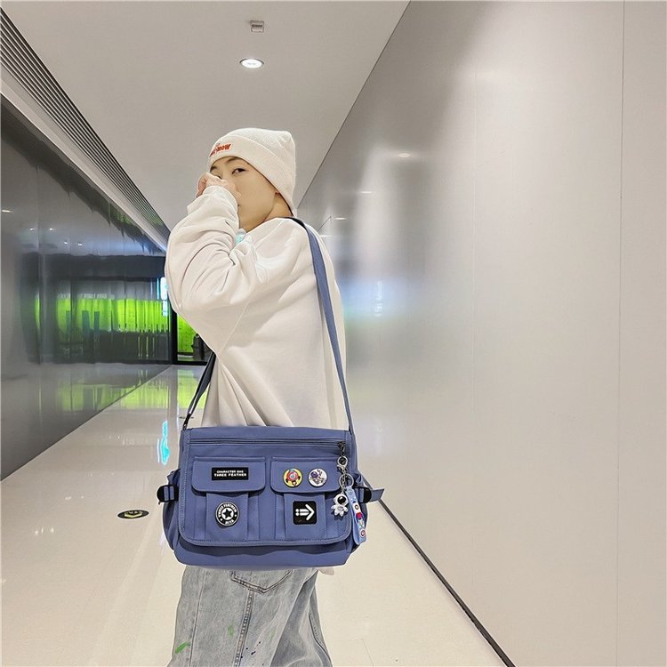 Women's & Men's & Large Capacity Spring Simple Trendy Men's Shoulder Bags