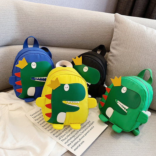 Attractive Dinosaur Cartoon Korean Oxford Cloth Kindergarten School Bags