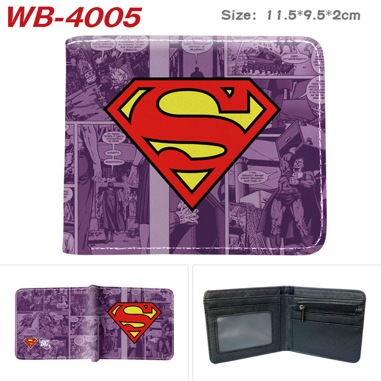 Women's & Men's & Series Super Hero Derivatives Cartoon Full Men's Wallets