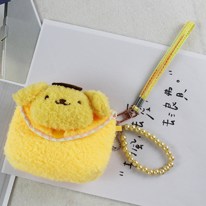 Fleece Plush Cartoon Change Korean Cute Coin Purses