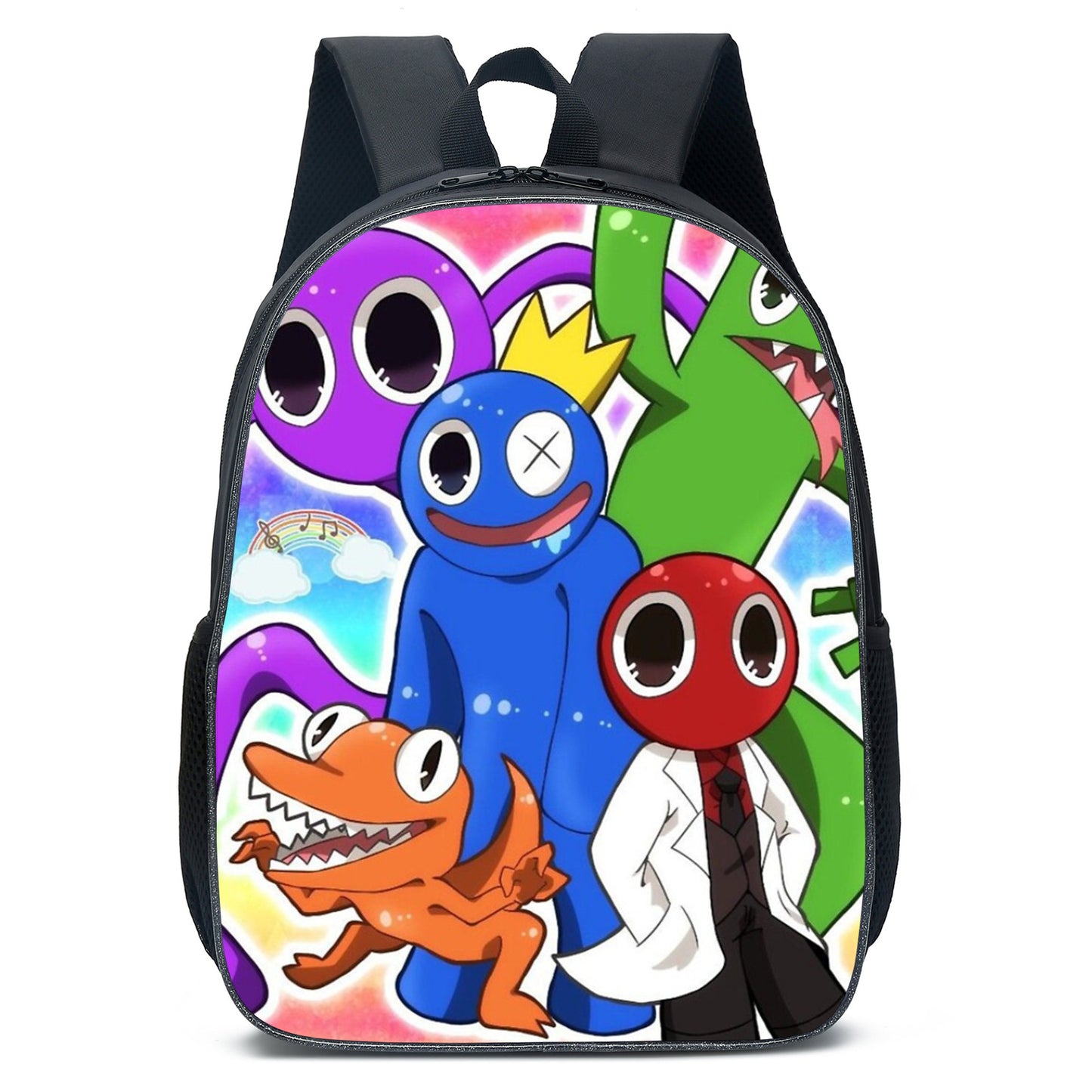 Rainbow Friends Cartoon Three-piece Primary Secondary Backpacks