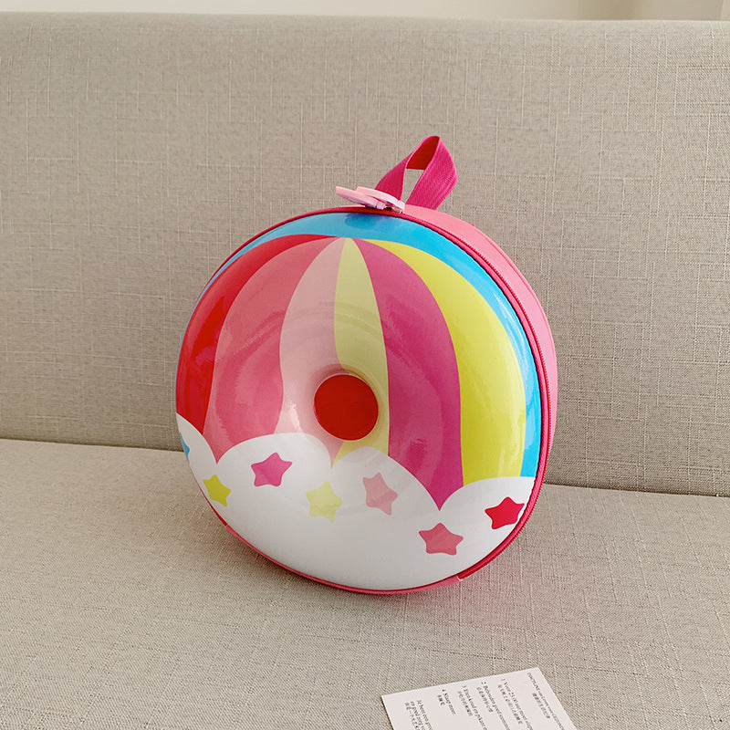 Children's Donut Eggshell Cartoon Trendy Cute Boys Backpacks