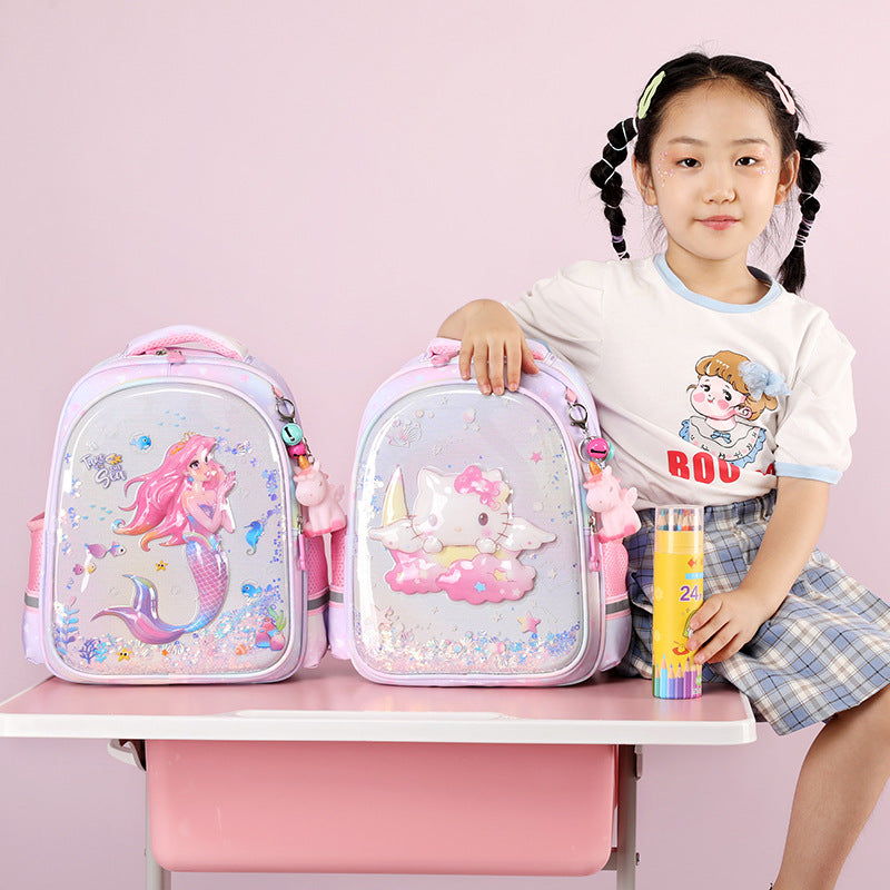 Children's Cartoon Fashion Printing Large Capacity Children's Backpacks