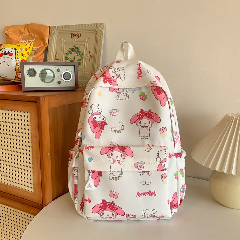 Women's Printed Iti Waterproof Melody Minority Korean Backpacks