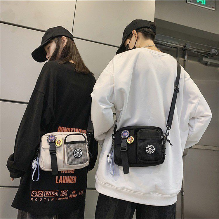 Women's Street Small Korean Fashion Couple Style Men's Messenger Bags