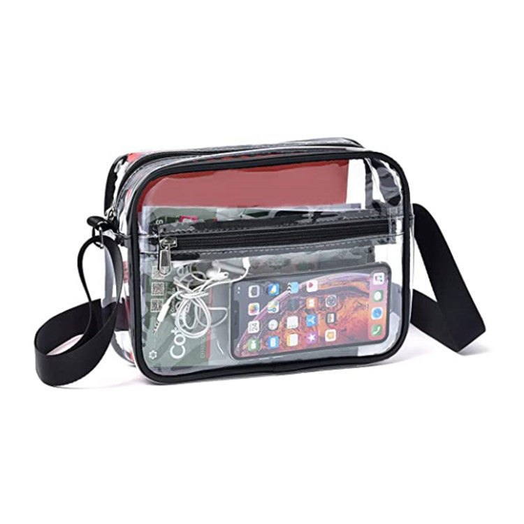 Simple Transparent Waterproof Clutch Storage Detachable Cosmetic Bags