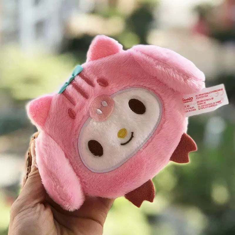 Plush Headset Cable Buggy Cute Pendant Coin Purses