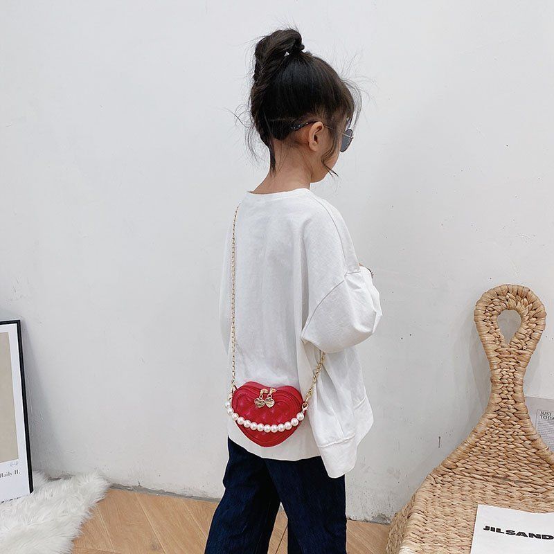 Children's Gift Small Fashion Pearl Princess Korean Children's Waist Packs