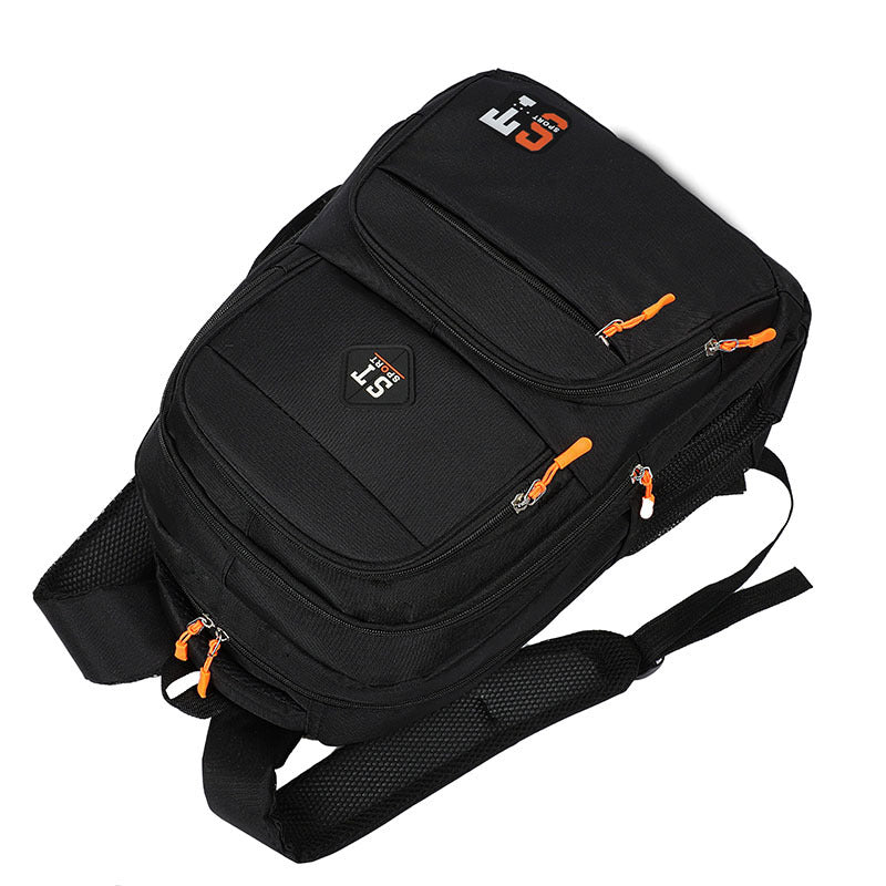 Urban Simple Letter Printing College Computer Backpacks