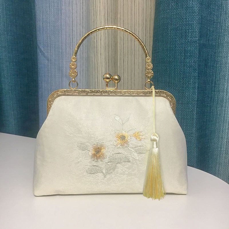 Antique Embroidery Fresh With Cheongsam Vintage Handbags