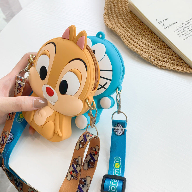 Children's Cute Q Version Cartoon Stylish Silicone Coin Purses