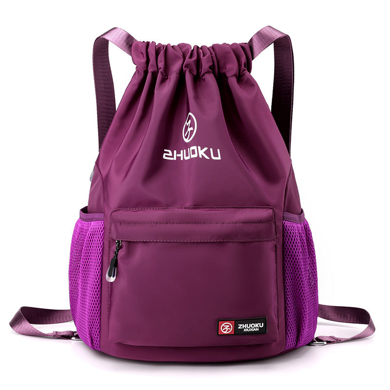 Large Capacity Oxford Cloth Drawstring Rope Backpacks