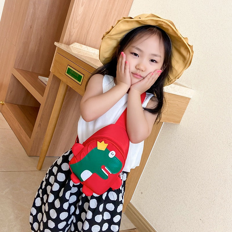 Children's Cartoon Cute Little Dinosaur Springtide Toddler Children's Shoulder Bags