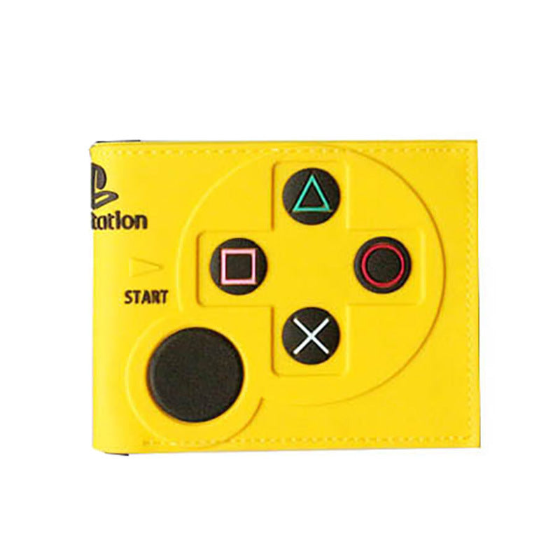 Game Console Pattern Control Button Short Ladies Wallets