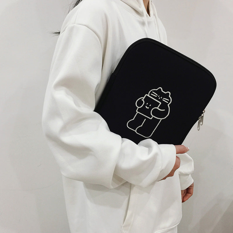 Korean Style Fashion Computer Cartoon Simple Tablet Bags