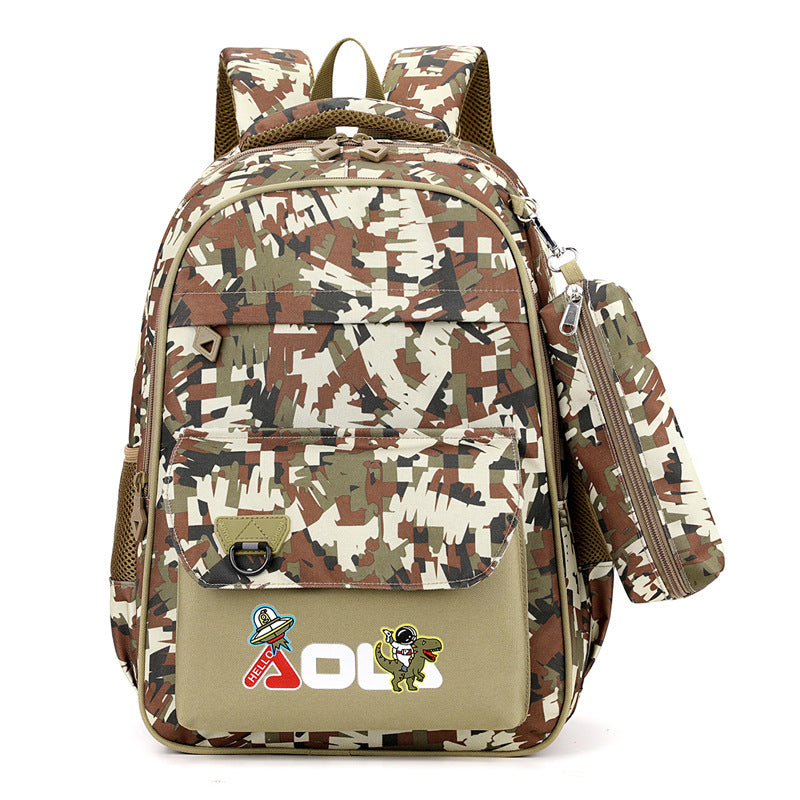 Primary Male Grade Boy Super Lightweight Elementary School Students' Schoolbags