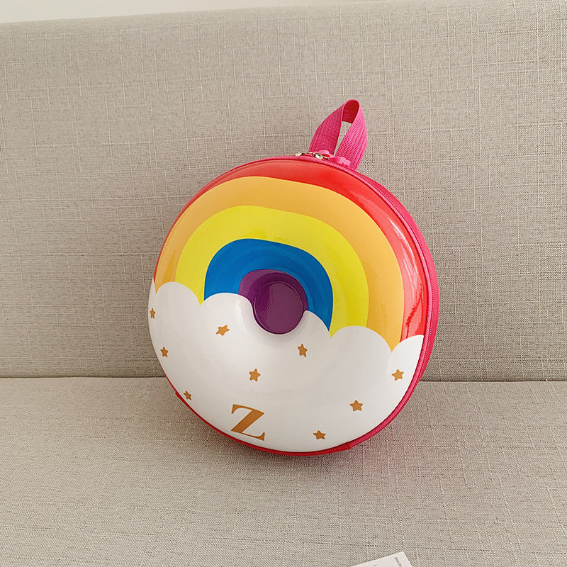 Children's Donut Eggshell Cartoon Trendy Cute Boys Backpacks