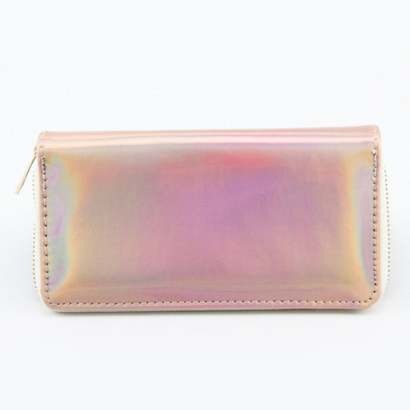 Classic Fashion Creative Colorful Laser Long Ladies Wallets