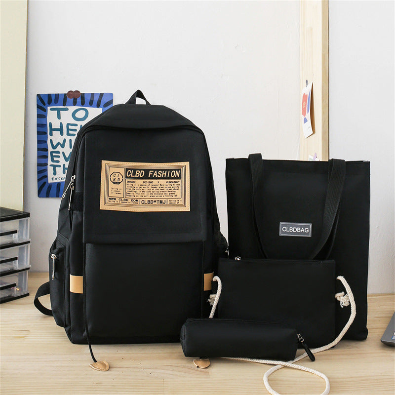 Boy Trendy Junior High Grade Simple Elementary School Students' Schoolbags