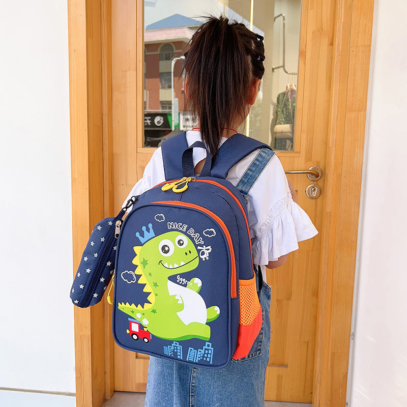 Boys Intermediate Classes Pencil Pendant Cute Backpacks