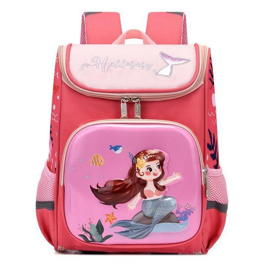 Children's First-class Cartoon Mermaid Astronaut Boys Three-dimensional Kindergarten School Bags