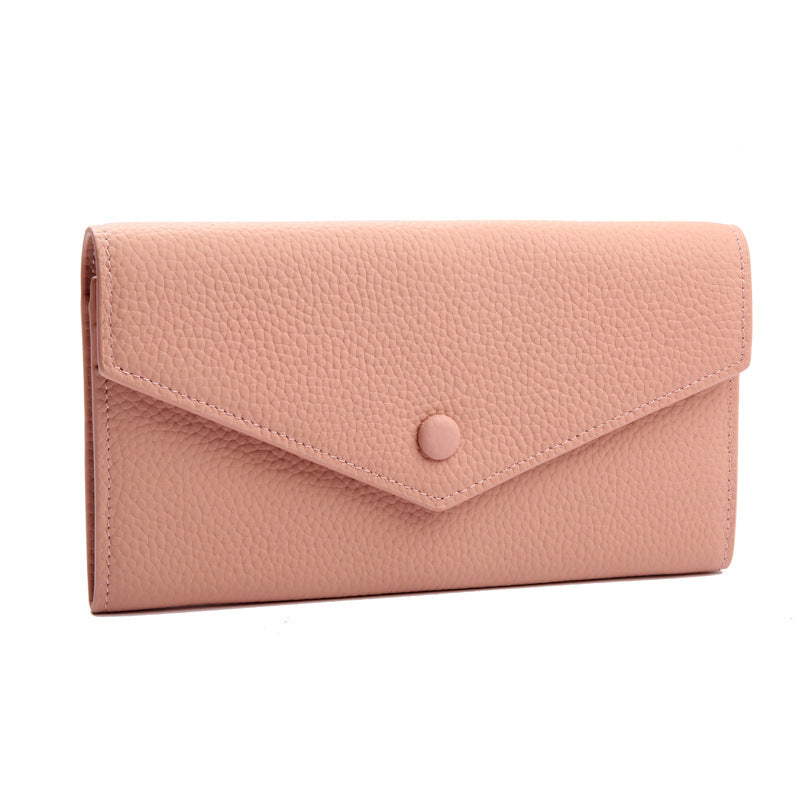 Women's Soft Leather Long For Large Capacity Ladies Wallets