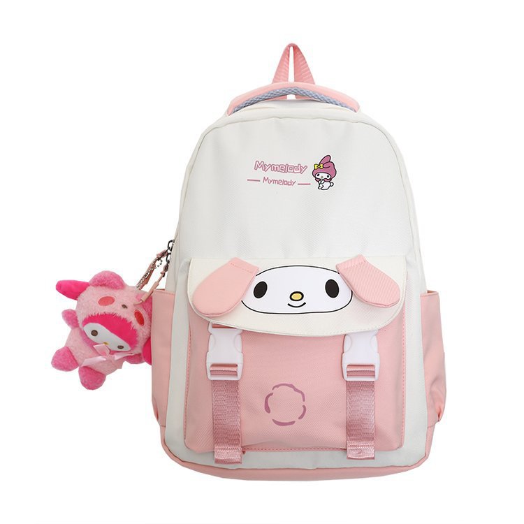 Women's Cartoon Large Capacity Leisure Double Back Middle School Students' Schoolbags