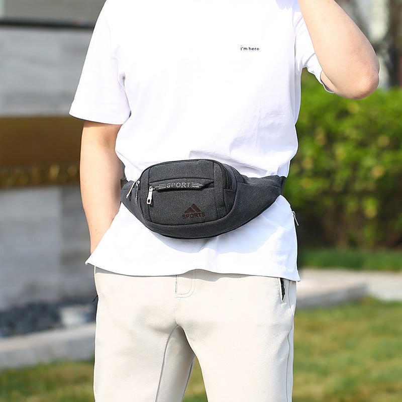 Cell Leisure Fashion Can Be Printed Business Men's Waist Packs