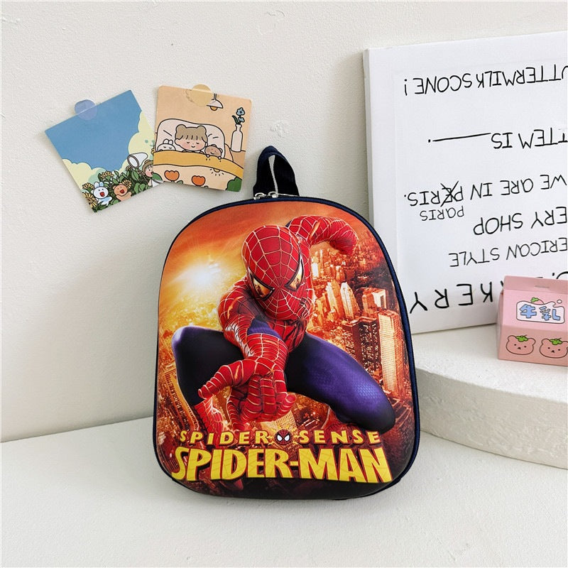 Children's Hardshell Clow Portable Burden Alleviation Cartoon Kindergarten School Bags