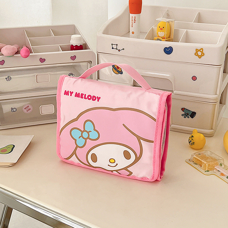 Large Capacity Good-looking Folding Cartoon Cute Cosmetic Bags