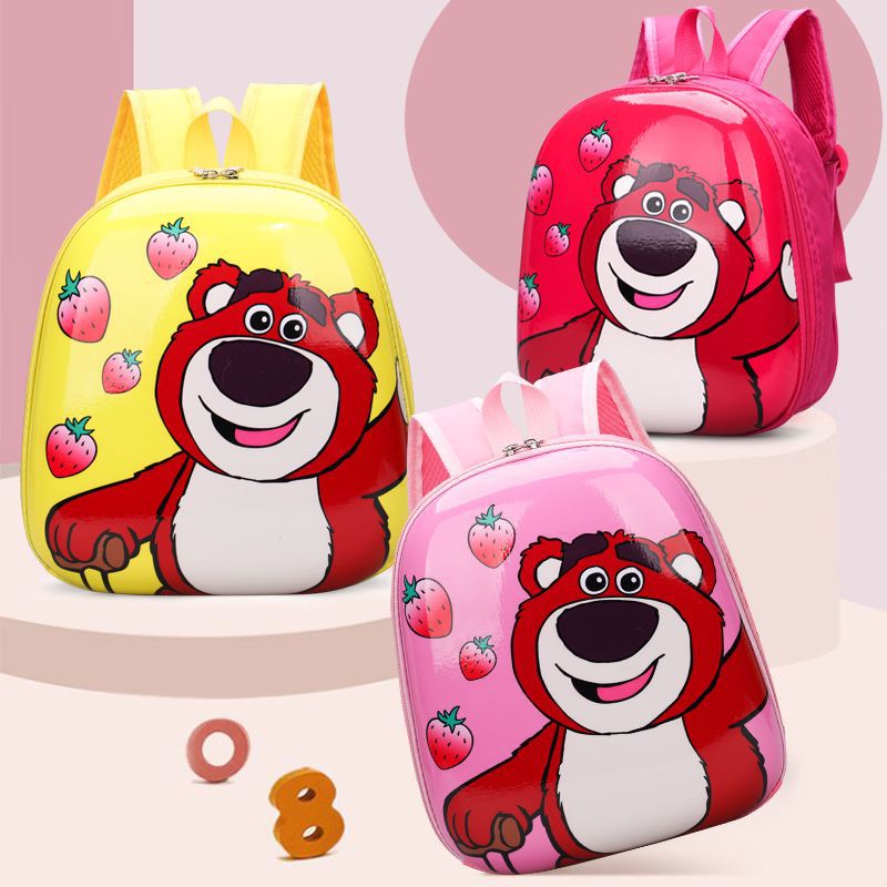 Children's Boy Duck Cute Hardshell Strawberry Bear Kindergarten School Bags