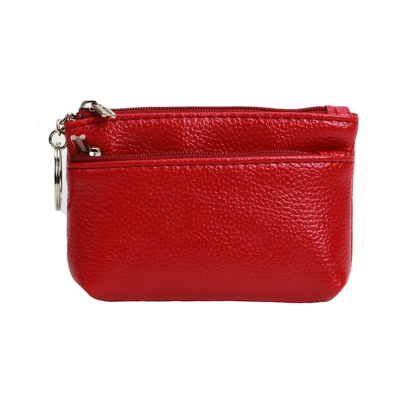 Petite pochette compacte pour femmes, mini porte-monnaie court