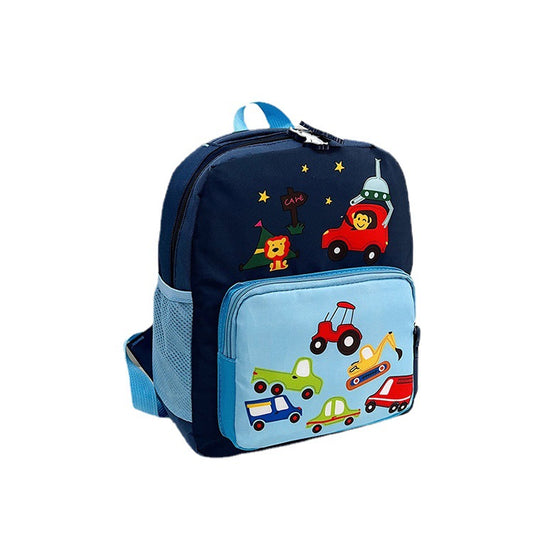 Children's Cartoon Car Trendy Large Capacity Children's Backpacks