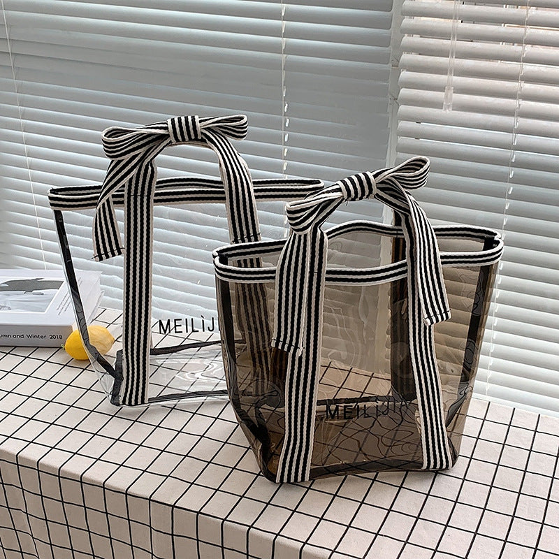 Storage Toiletries Transparent Tote Commute Shopping Bags