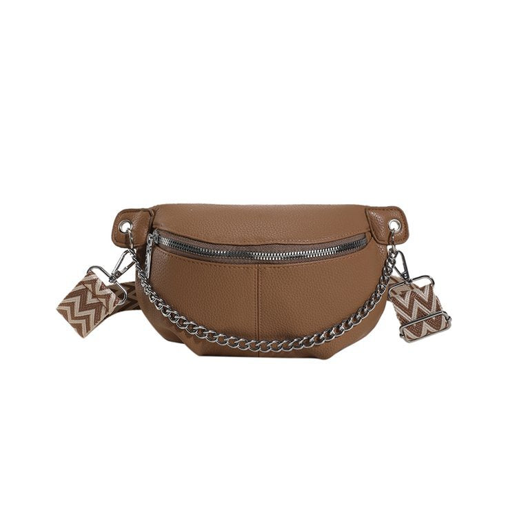 Women's Super Hot Chain Textured Korean Style Waist Packs