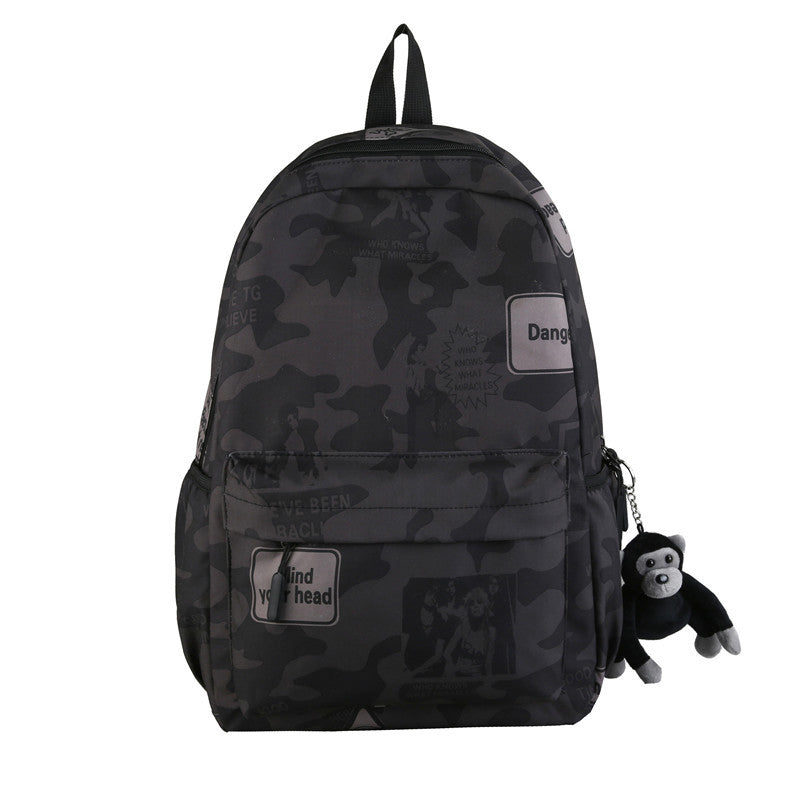 Female Iti Printing Korean Style Fashion Backpacks