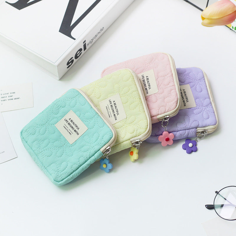 Cute Female Macaron Color Fresh Bus Coin Purses