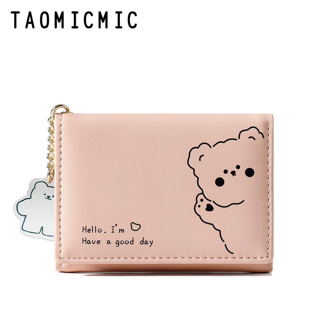 Women's Korean Fashion Cute Large Capacity Three Card Holder