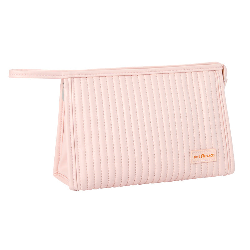 White Collar Cake Candy Color Convenient Cosmetic Bags