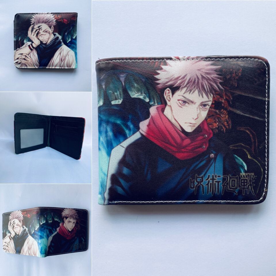 Five Wu Leather Printed Spell Back Ladies Wallets