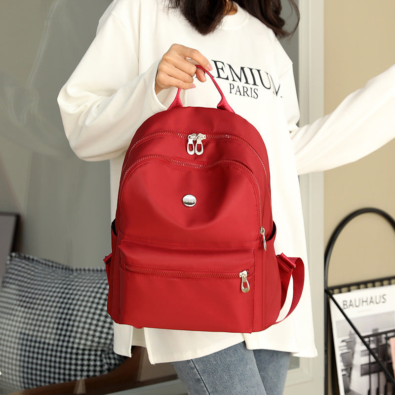 Women's Spring Korean Style Fashion Simple Large Backpacks