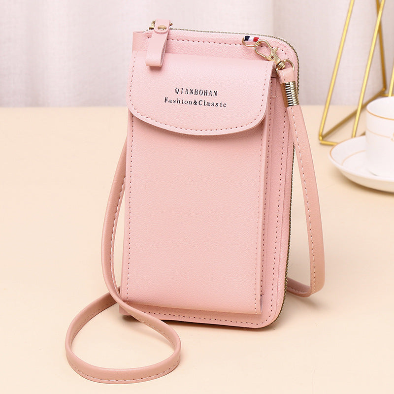 Women's Mobile Large Capacity Solid Color Fashion Phone Bags